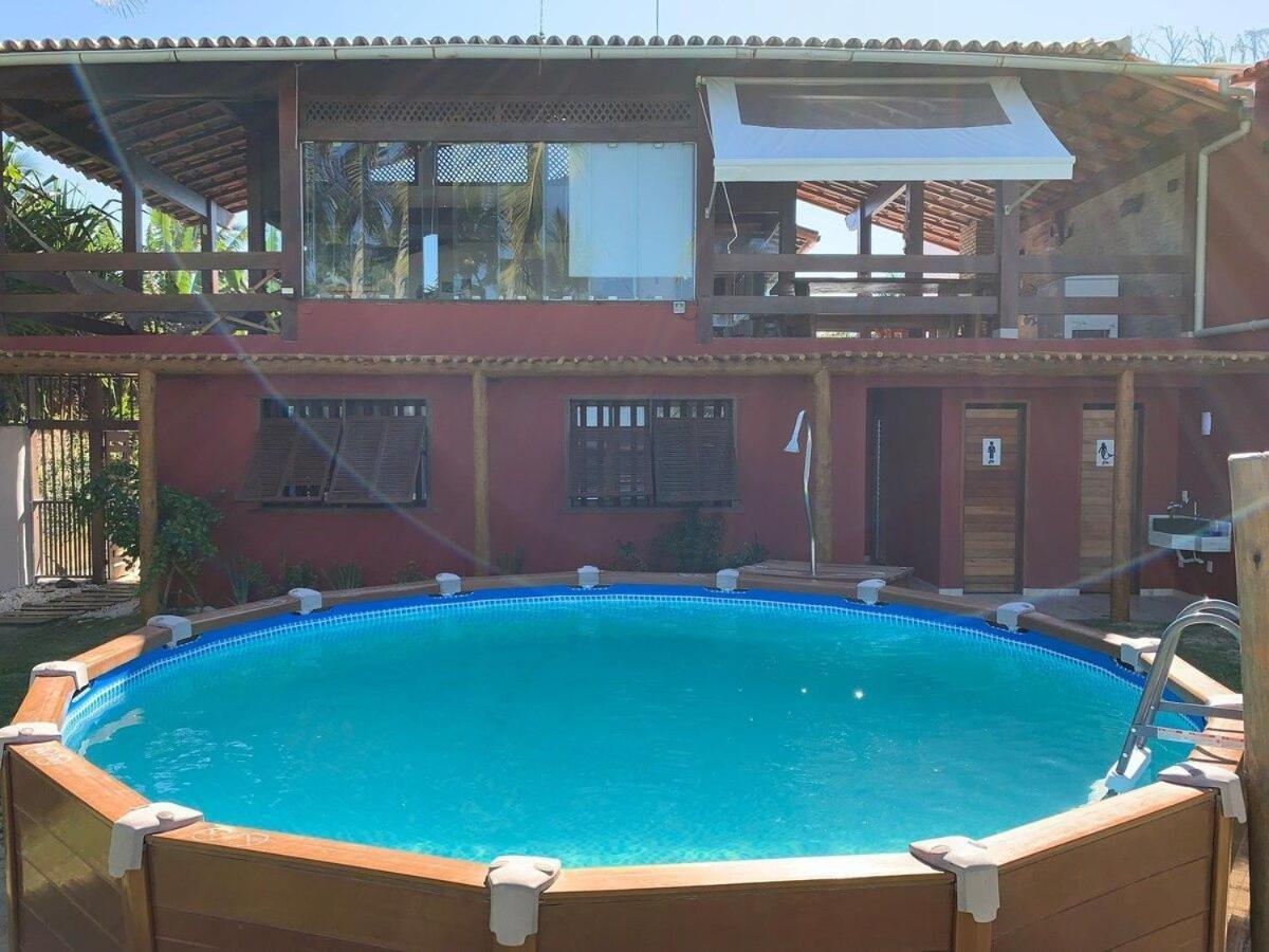 Casa de frente para a praia - Arraial d' Ajuda Porto Seguro Exterior foto