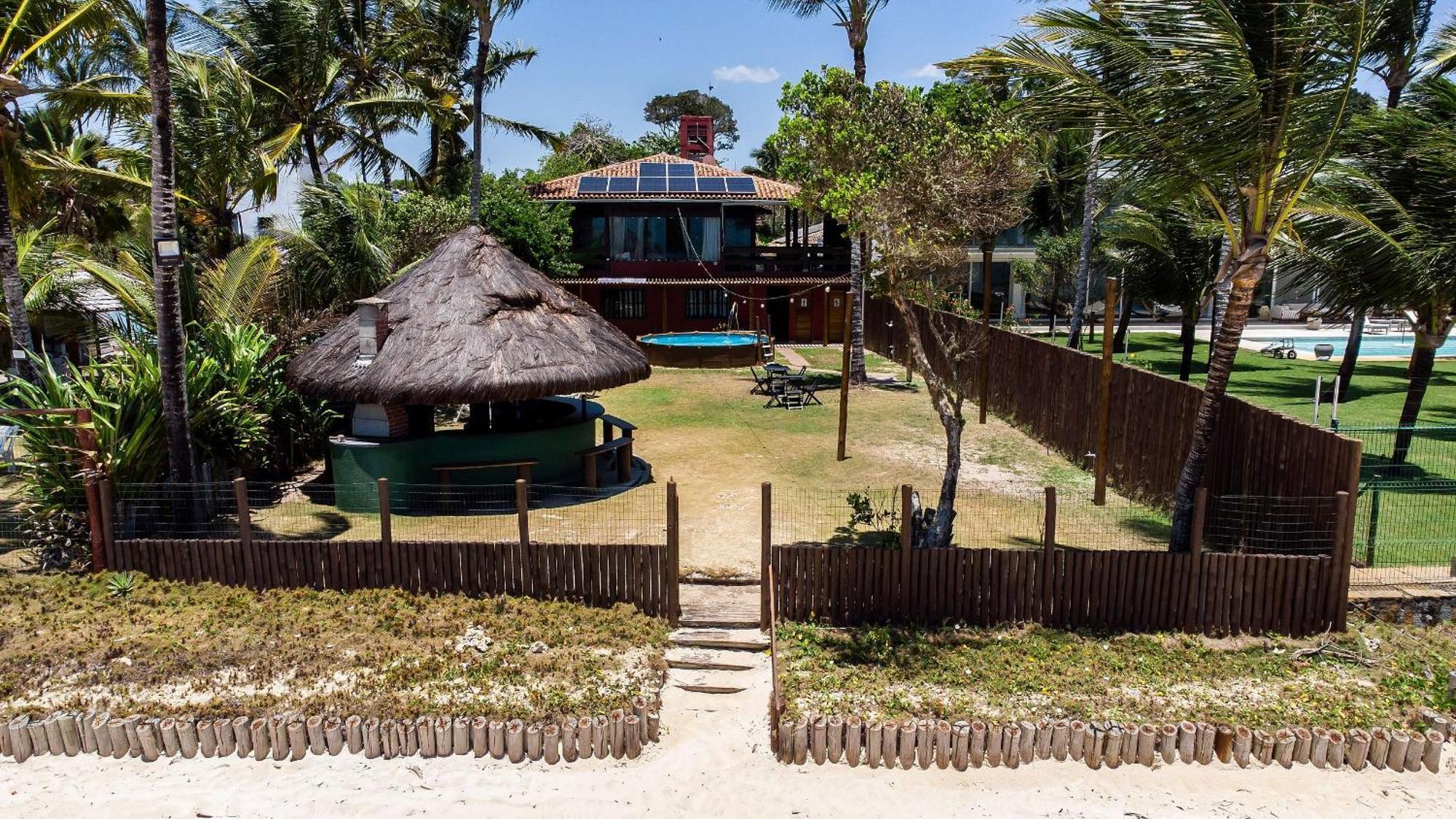 Casa de frente para a praia - Arraial d' Ajuda Porto Seguro Exterior foto